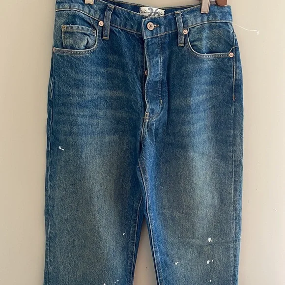 Free People We The Free Maggie Mid-Rise Straight Leg Jeans Size 26 NWOT - Picture 10 of 10